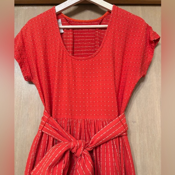 Ace & Jig Luna Dress in Sriracha S - Picture 2 of 6